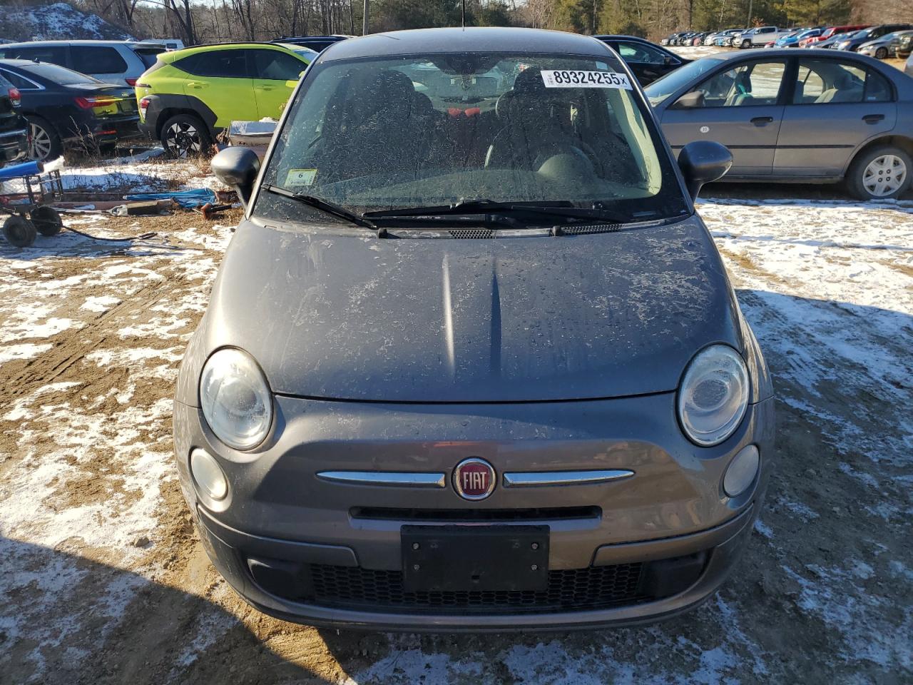 2012 Fiat 500 VIN 3C3CFFAR6CT110820 Copart auction photo, front end damage thumbnail 5
