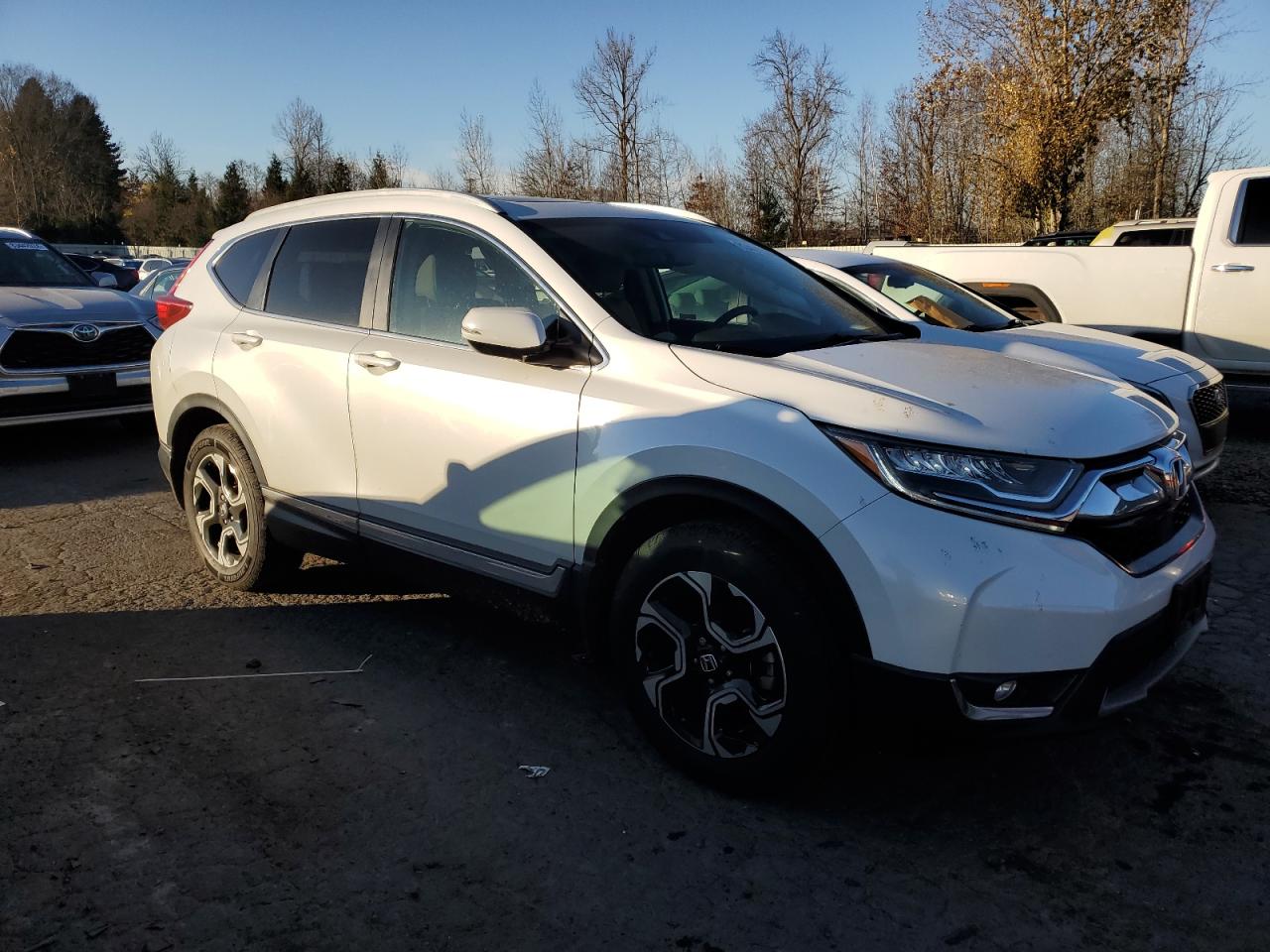 2019 Honda CR-V VIN JHLRW2H92KX021949 Copart auction photo, side damage thumbnail 4