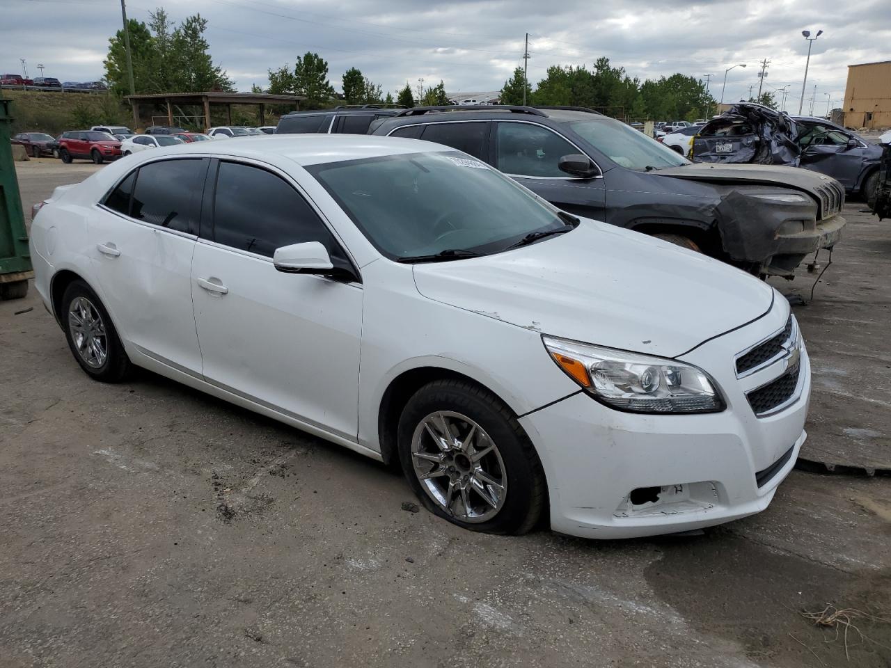 2013 Chevrolet Malibu VIN 1G11C5SA2DF245960 Copart auction photo, side / front end damage thumbnail 4
