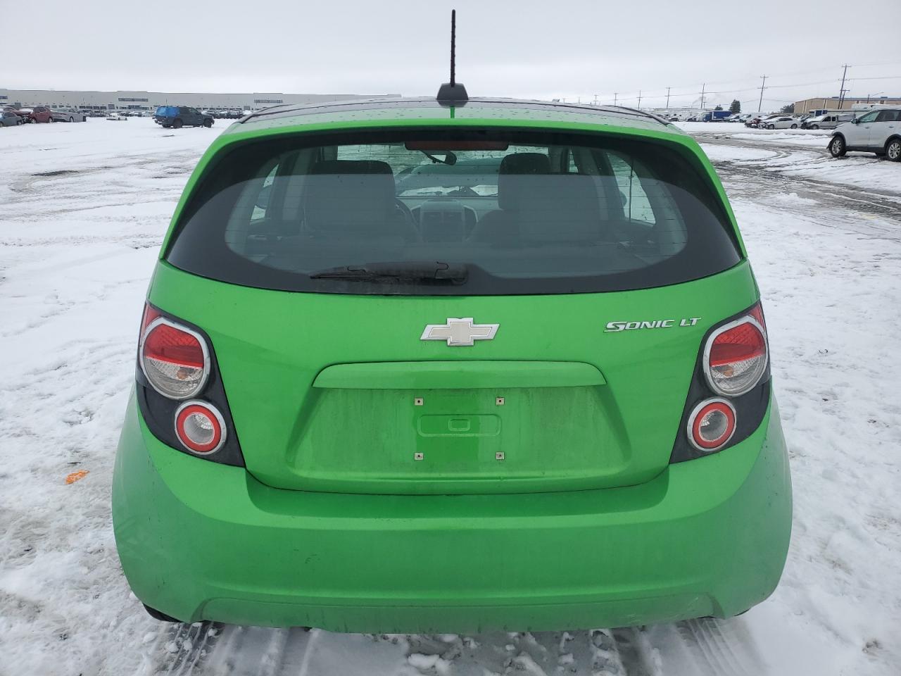 2016 Chevrolet Sonic VIN 1G1JC6SH5G4129400 Copart auction photo, front end / side damage thumbnail 6