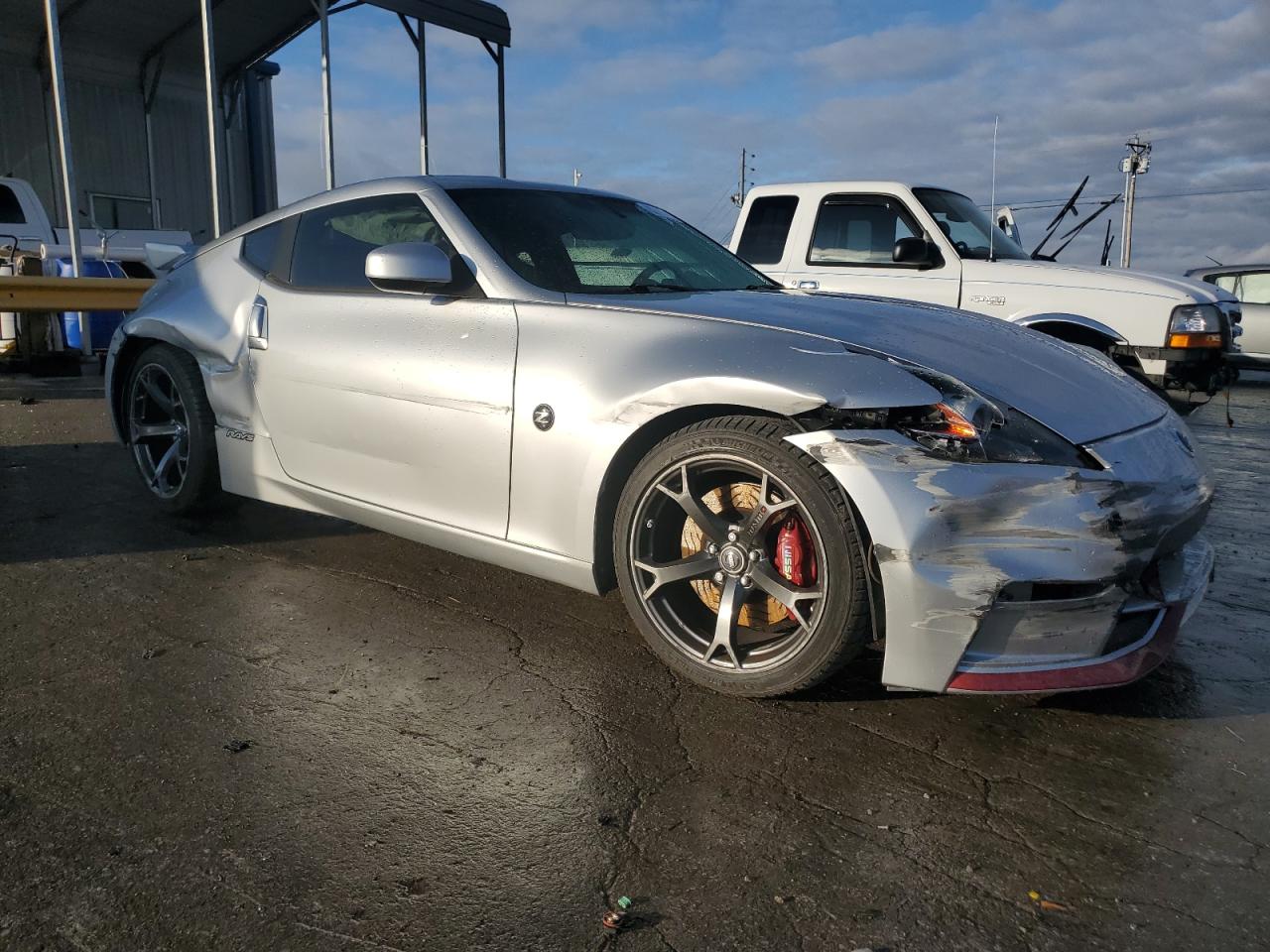 2009 Nissan 370Z VIN JN1AZ44E29M400786 Copart auction photo, side / front end damage thumbnail 4