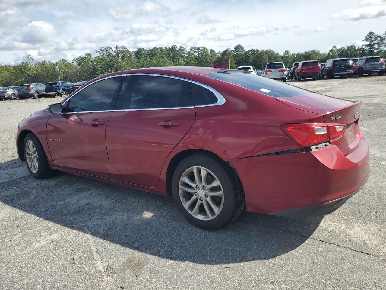 2018 Chevrolet Malibu VIN 1G1ZD5ST7JF143776 Copart auction photo, rear end / front end damage thumbnail 2