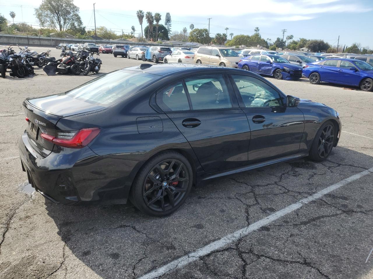 2025 BMW M3 VIN 3MW59FT0XS8F08315 Copart auction photo, front end / undercarriage damage thumbnail 3