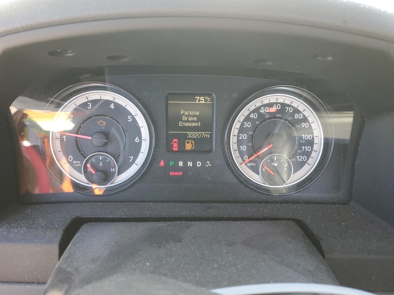 2016 RAM 1500 VIN 3C6JR6AT5GG343423 Copart auction photo, top/roof damage thumbnail 9