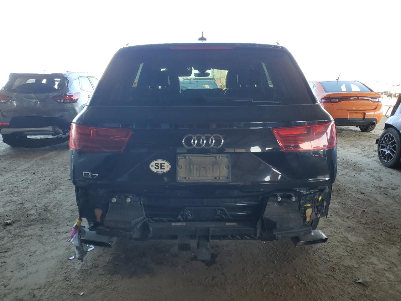 2019 Audi Q7 VIN WA1AAAF79KD034178 Copart auction photo, front end / rear end damage thumbnail 6