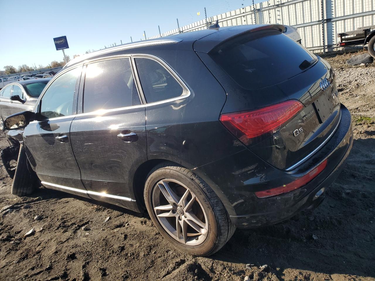 2017 Audi Q5 VIN WA1L2AFP8HA088068 Copart auction photo, front end damage thumbnail 2