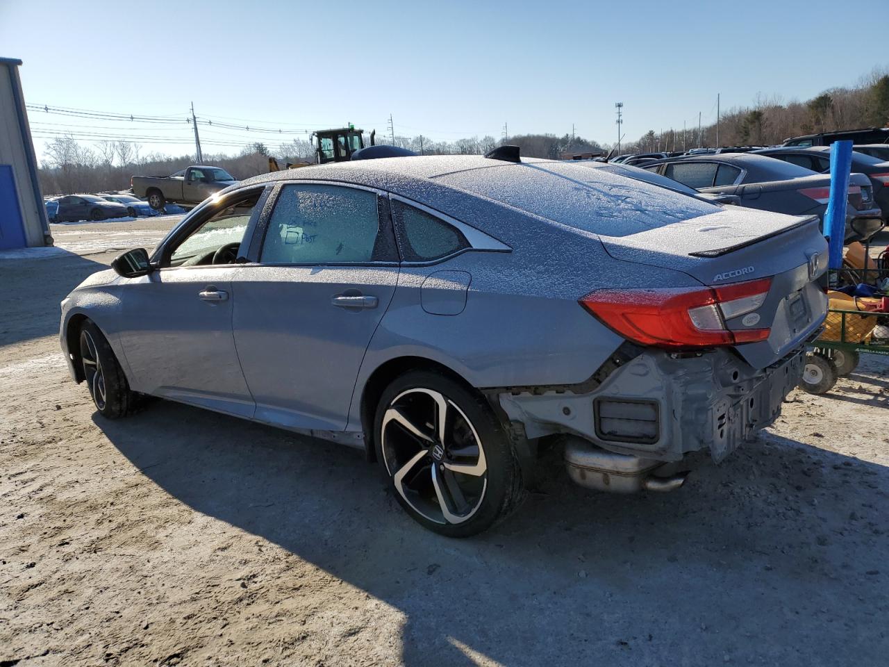 2022 Honda Accord VIN 1HGCV1F44NA027364 Copart auction photo, rear end damage thumbnail 2
