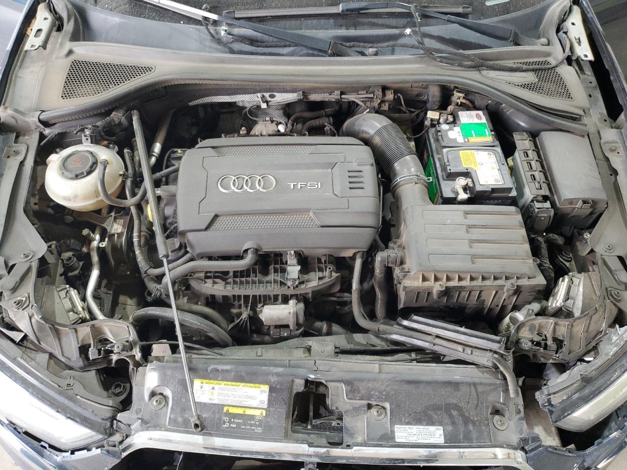 2019 Audi A3 VIN WAUJEGFF8KA096349 Copart auction photo, front end / minor dent/scratches damage thumbnail 11