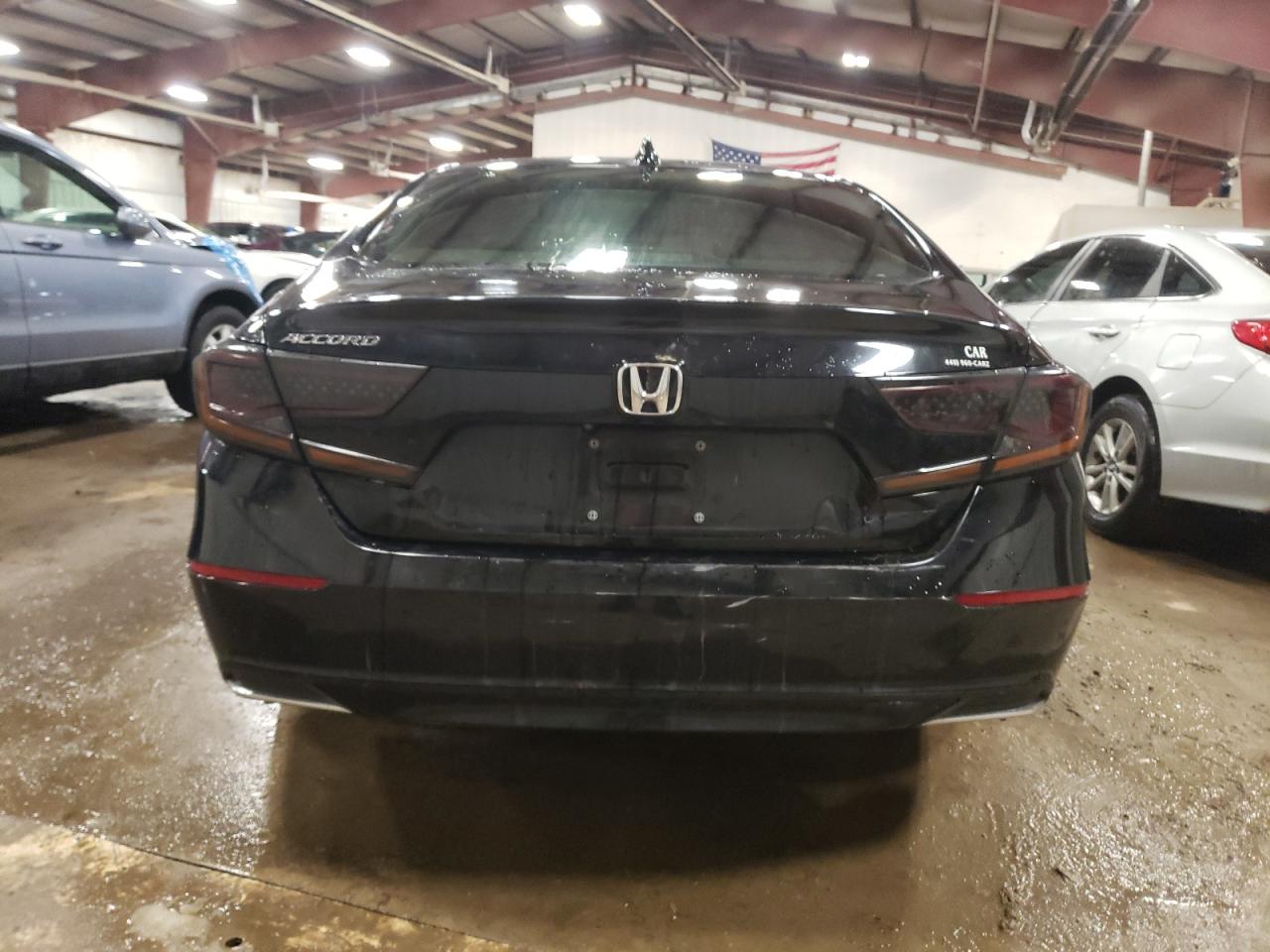 2018 Honda Accord VIN 1HGCV1F56JA220540 Copart auction photo, side / front end damage thumbnail 6