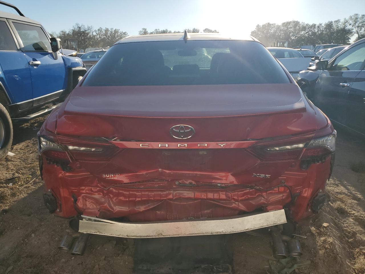 2022 Toyota Camry VIN 4T1K61AK4NU023838 Copart auction photo, rear end / minor dent/scratches damage thumbnail 6