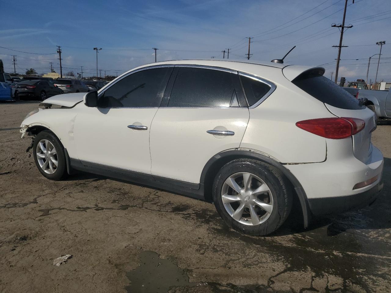 2008 Infiniti EX VIN JNKAJ09F98M357396 Copart auction photo, front end / rear end damage thumbnail 2