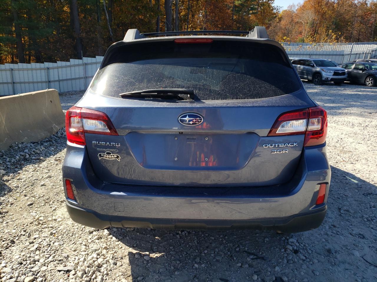 2015 Subaru Outback VIN 4S4BSELC2F3248288 Copart auction photo, side / front end damage thumbnail 6