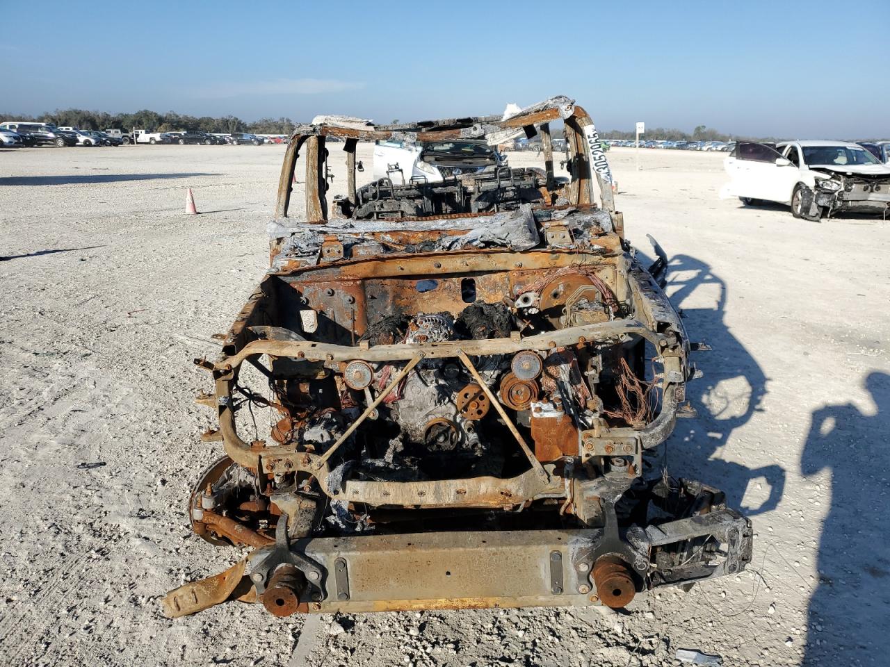 2021 Jeep Gladiator VIN 1C6HJTAGXML532574 Copart auction photo, burn damage thumbnail 5
