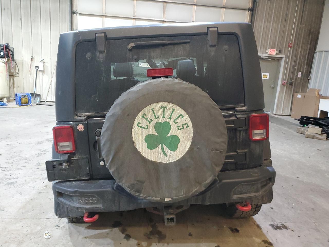 2014 Jeep Wrangler VIN 1C4BJWCG9EL111363 Copart auction photo, front end / side damage thumbnail 6