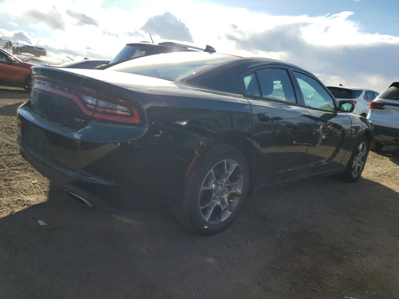 2016 Dodge Charger VIN 2C3CDXJG3GH333499 Copart auction photo, side damage thumbnail 3