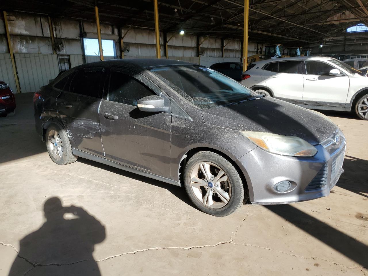 2013 Ford Focus VIN 1FADP3F22DL163430 Copart auction photo, side damage thumbnail 4