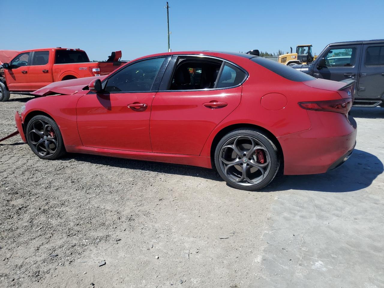 2017 Alfa Romeo Giulia VIN ZARFAEEN5H7560548 Copart auction photo, front end damage thumbnail 2