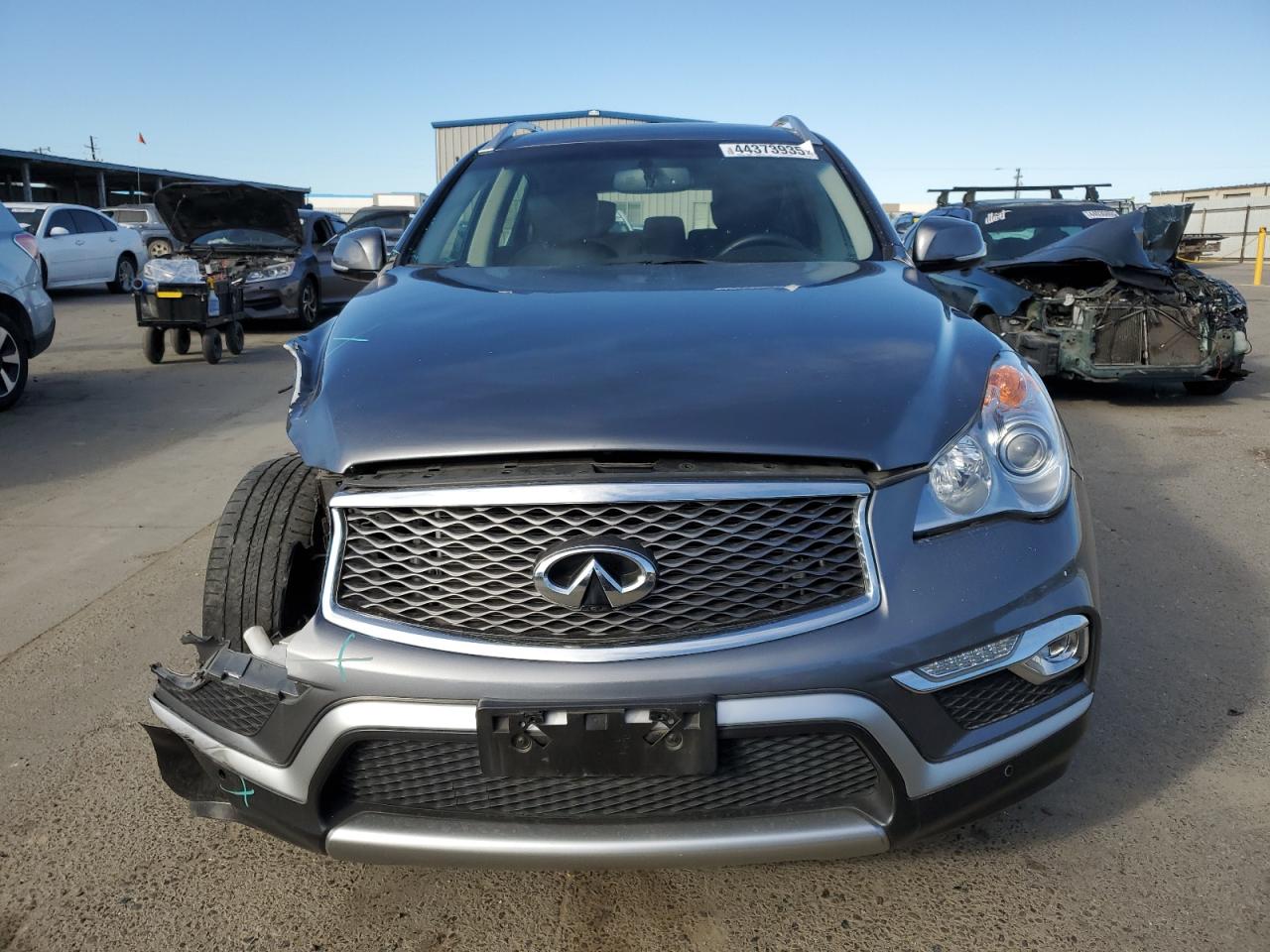 2017 Infiniti QX50 VIN JN1BJ0RR4HM405759 Copart auction photo, front end / side damage thumbnail 5