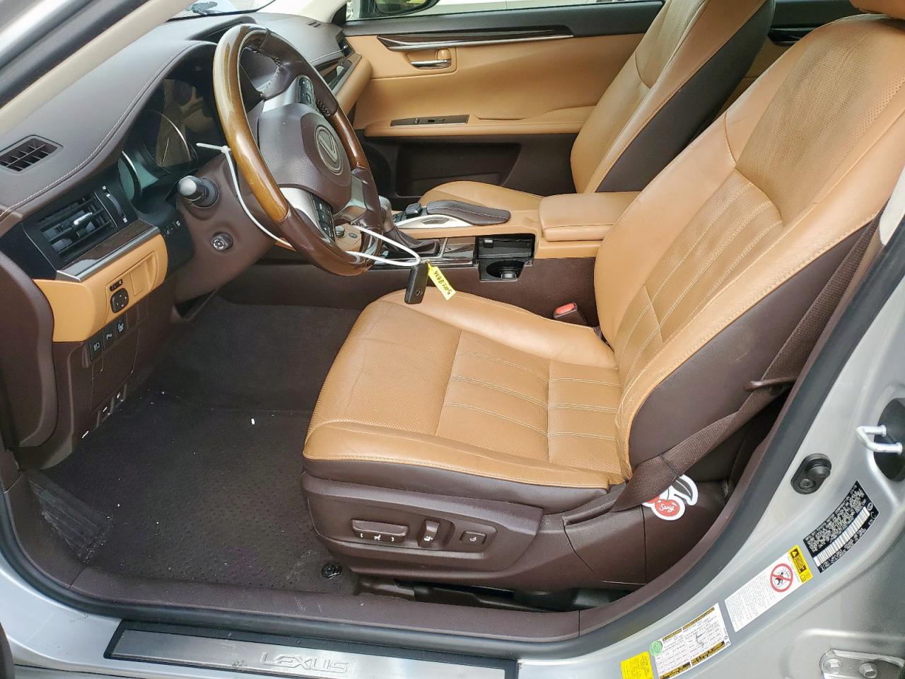 2016 Lexus ES VIN JTHBK1GG1G2218442 Copart auction photo, front end / side damage thumbnail 7
