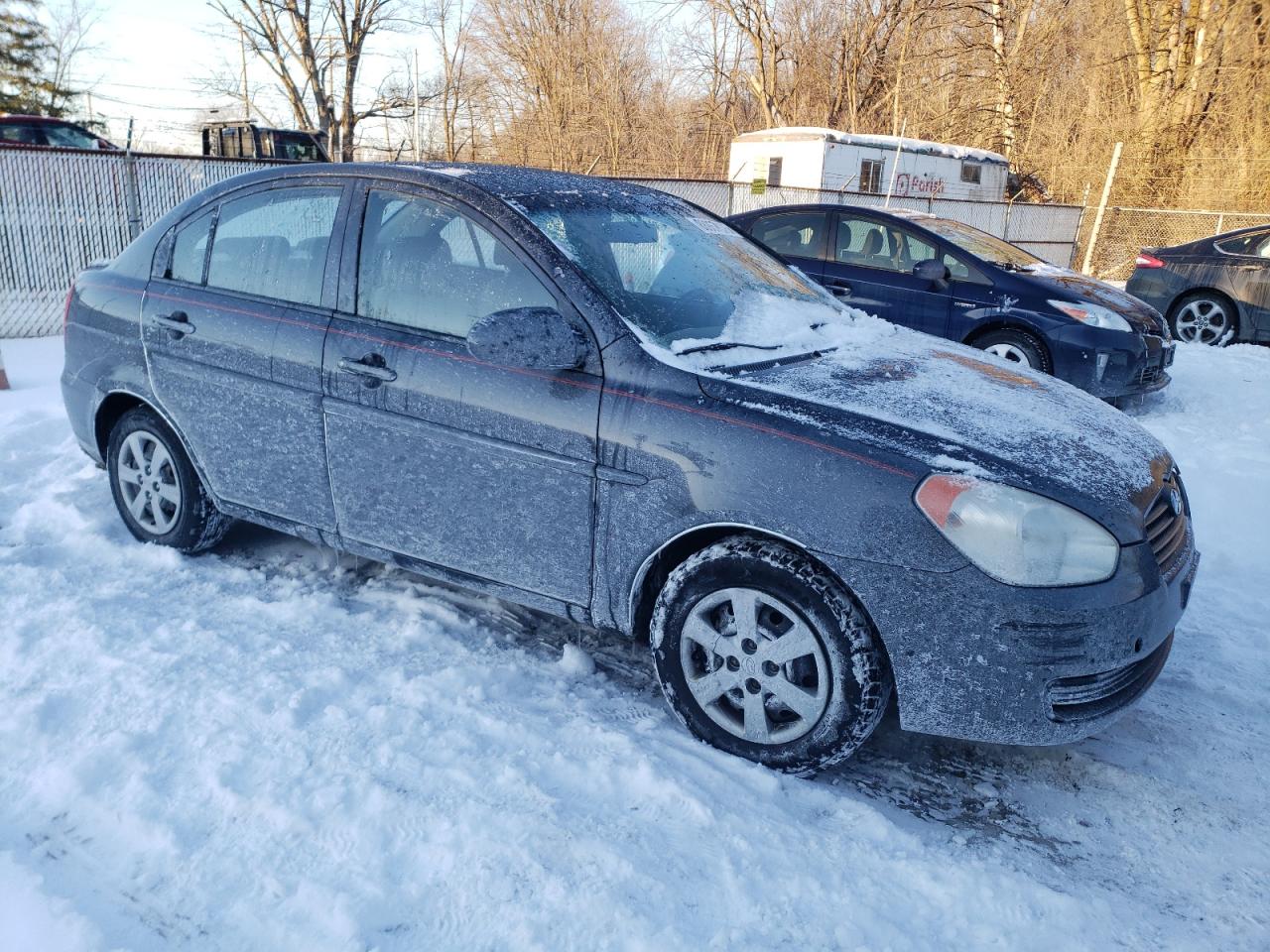 2009 Hyundai Accent VIN KMHCN46C49U341491 Copart auction photo, rear end damage thumbnail 4