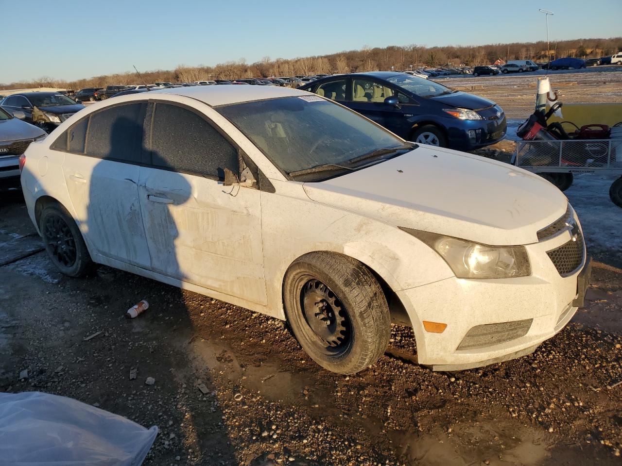 2014 Chevrolet Cruze VIN 1G1PA5SH8E7133303 Copart auction photo, side damage thumbnail 4