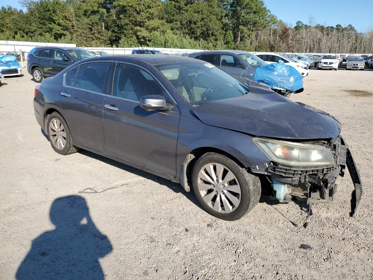 2014 Honda Accord VIN 1HGCR2F76EA078708 Copart auction photo, front end damage thumbnail 4