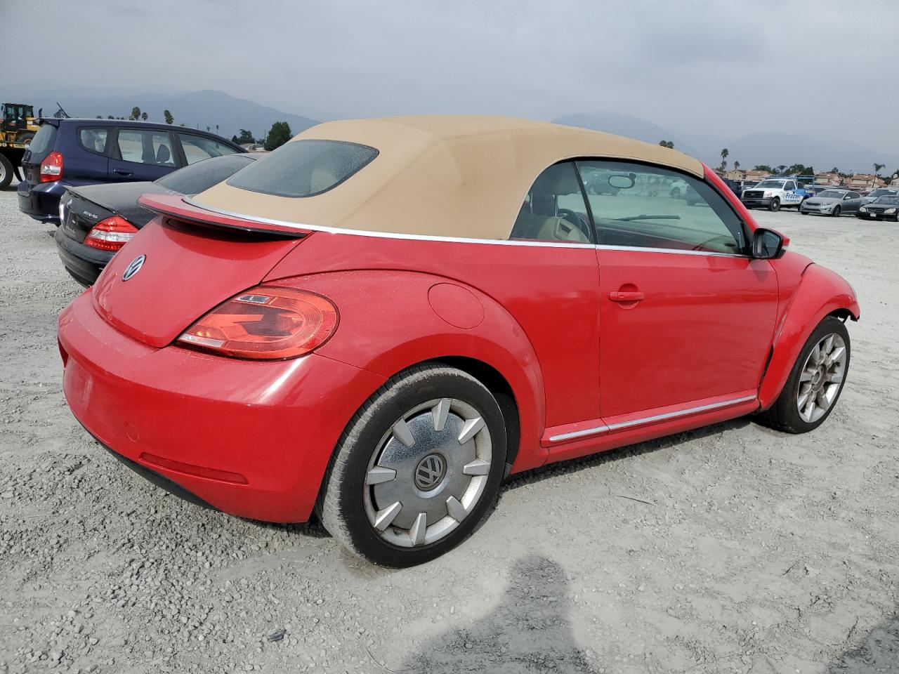 2013 Volkswagen Beetle VIN 3VW5P7AT1DM802771 Copart auction photo, front end damage thumbnail 3