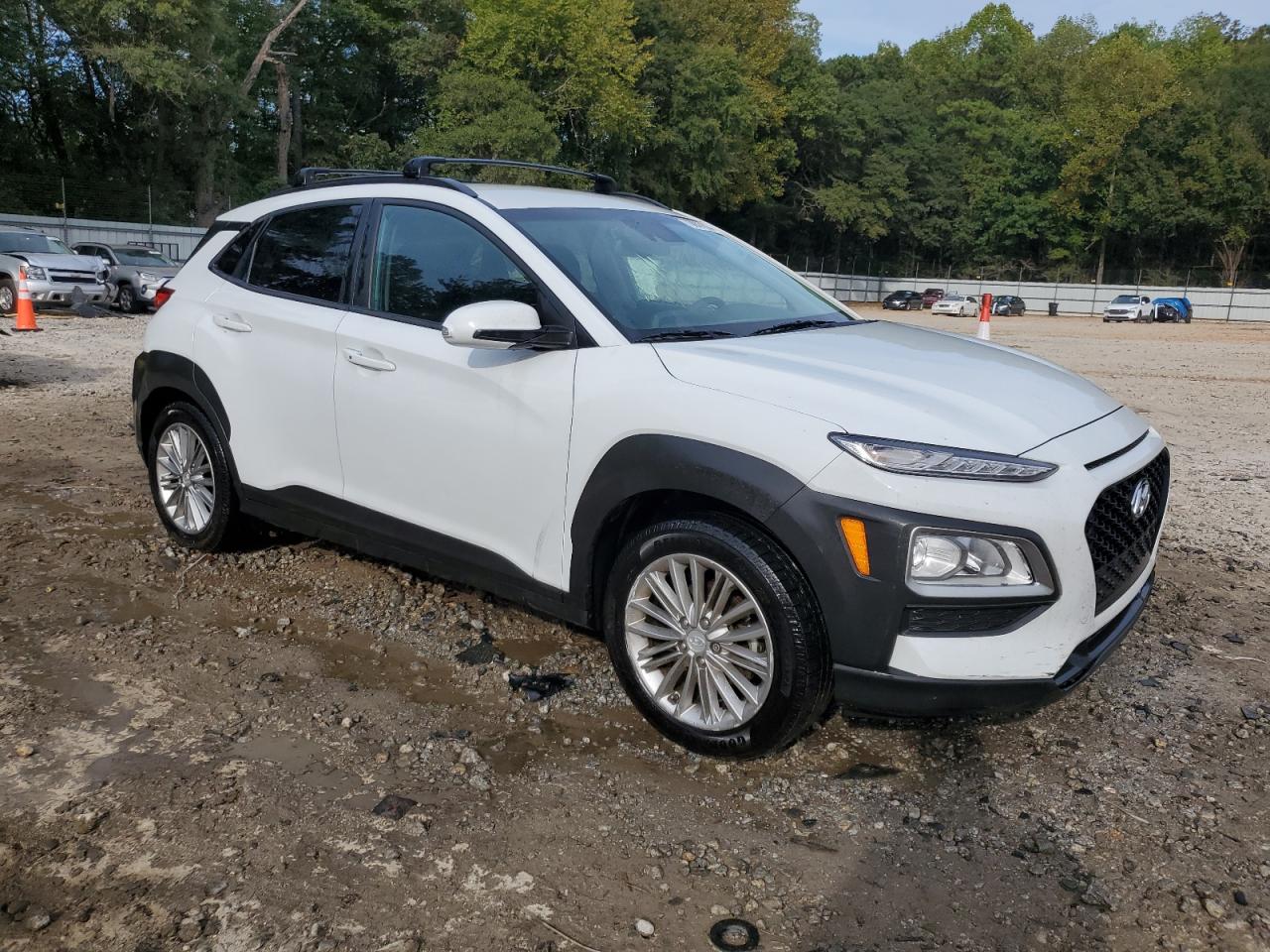 2021 Hyundai Kona VIN KM8K22AA1MU630349 Copart auction photo, water/flood damage thumbnail 4