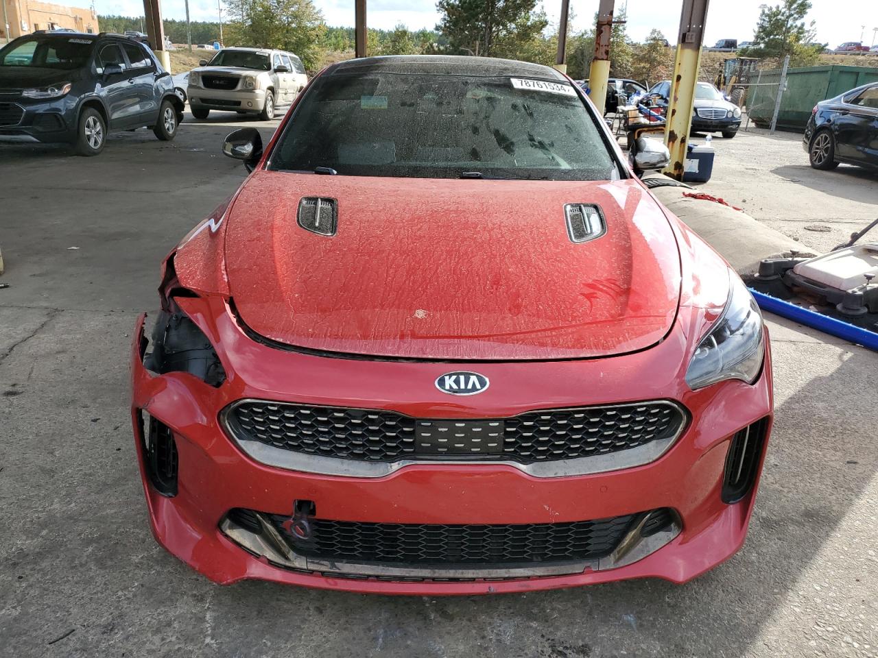 2018 KIA Stinger VIN KNAE55LC7J6025399 Copart auction photo, front end damage thumbnail 5