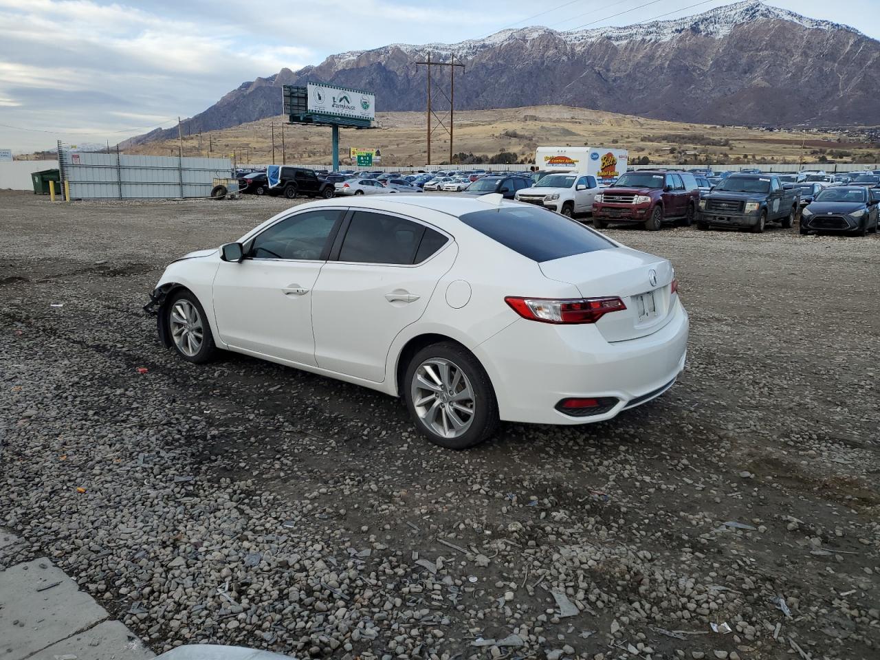 2017 Acura ILX VIN 19UDE2F34HA000803 Copart auction photo, front end / side damage thumbnail 2
