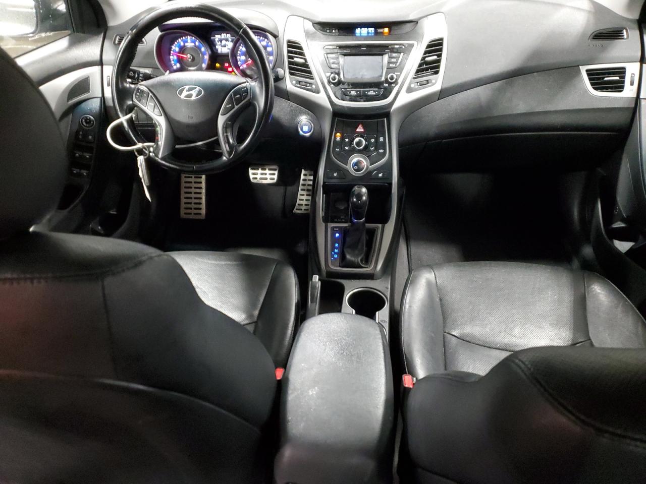 2015 Hyundai Elantra VIN KMHDH4AH5FU305206 Copart auction photo, front end / rear end damage thumbnail 8