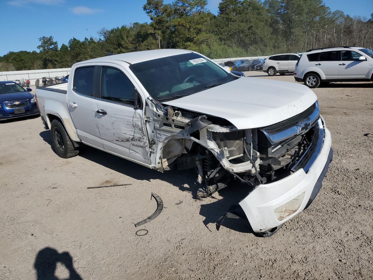 2017 Chevrolet Colorado VIN 1GCGSBEN1H1326467 Copart auction photo, front end damage thumbnail 4