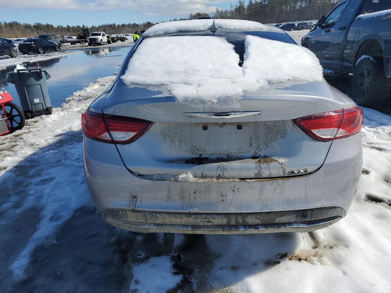2015 Chrysler 200 VIN 1C3CCCAB3FN652679 Copart auction photo, front end damage thumbnail 6