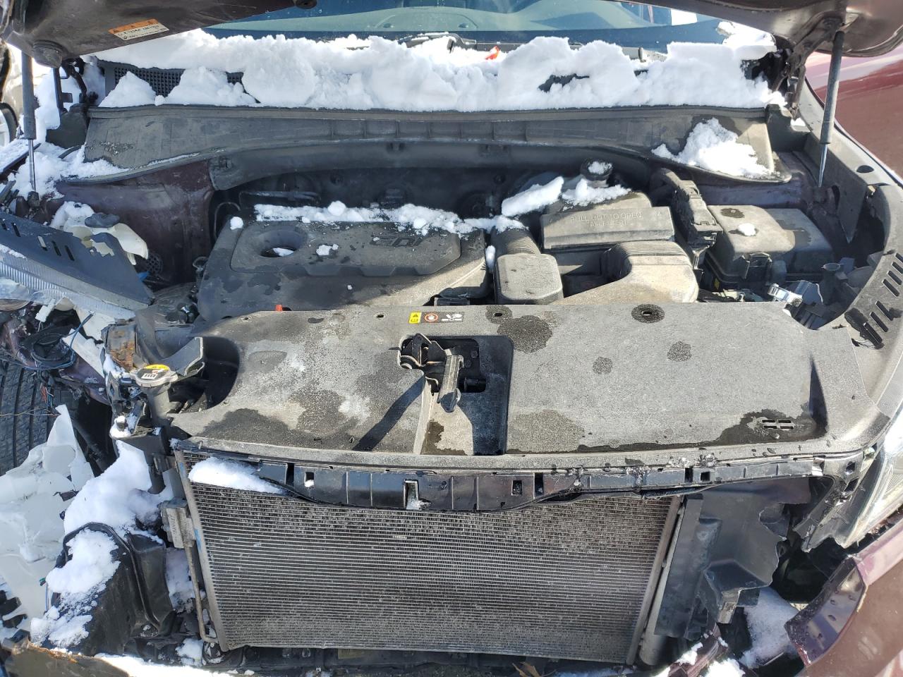 2019 KIA Sorento VIN 5XYPGDA34KG545884 Copart auction photo, front end / minor dent/scratches damage thumbnail 12