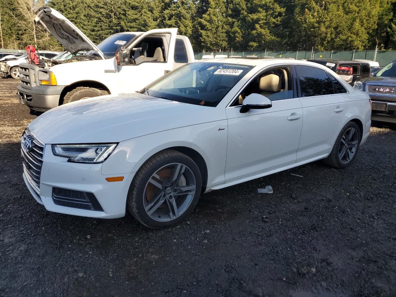 2017 Audi A4 VIN WAUENAF4XHN049242