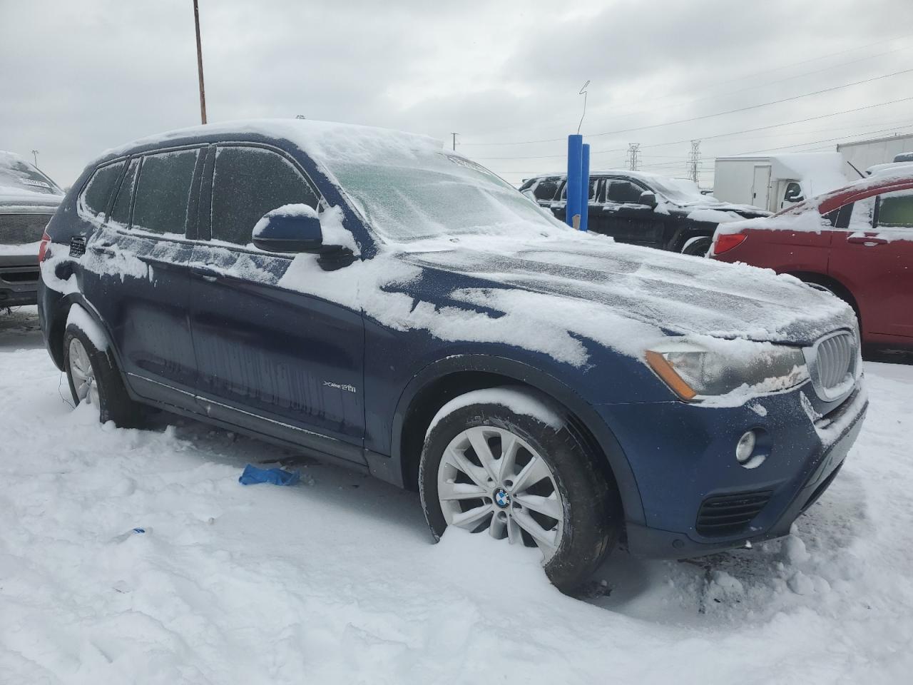 2016 BMW X3 VIN 5UXWX9C52G0D83324 Copart auction photo, rear end damage thumbnail 4