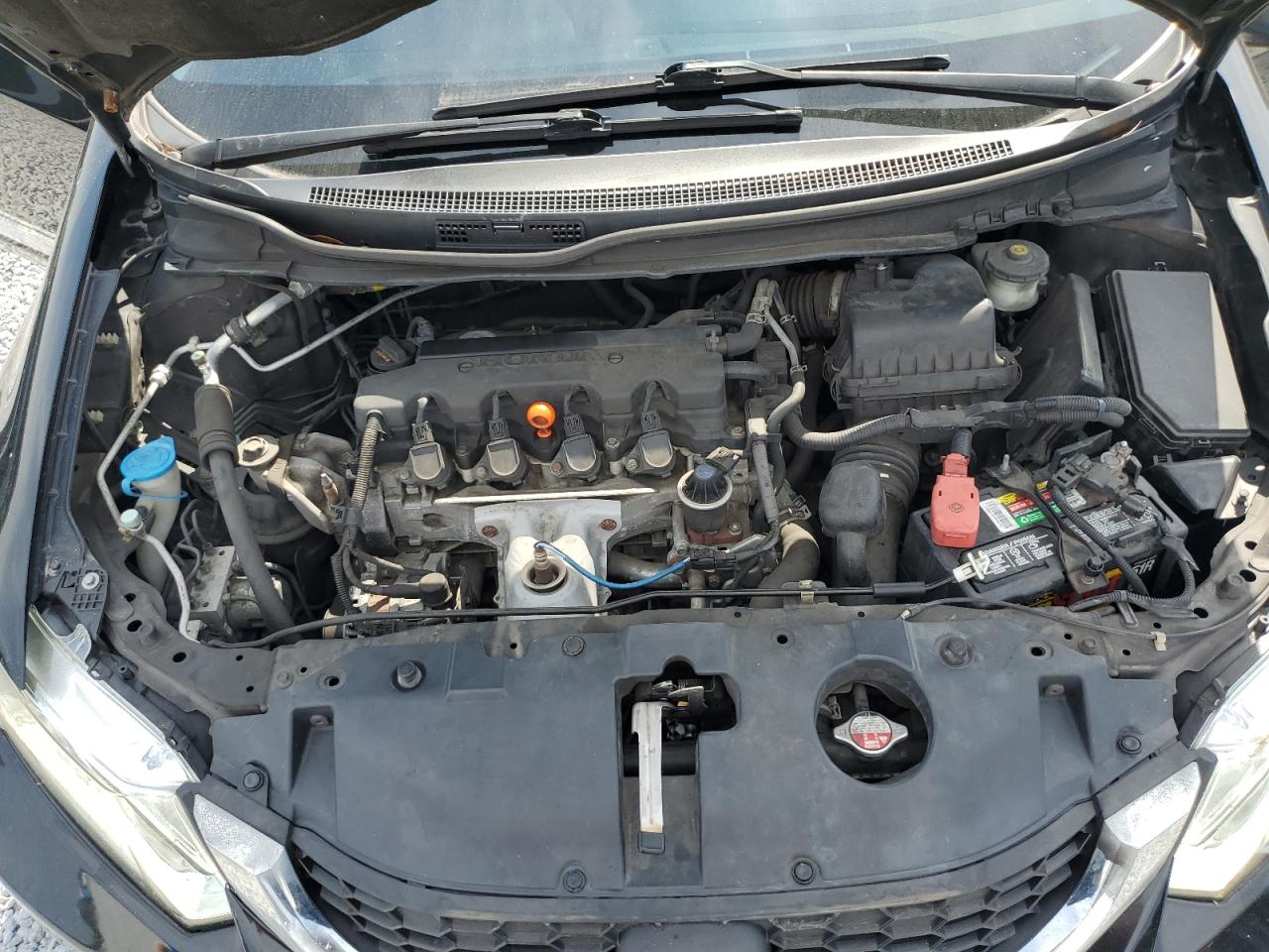 2015 Honda Civic VIN 2HGFB2F75FH561272 Copart auction photo, rear end damage thumbnail 12
