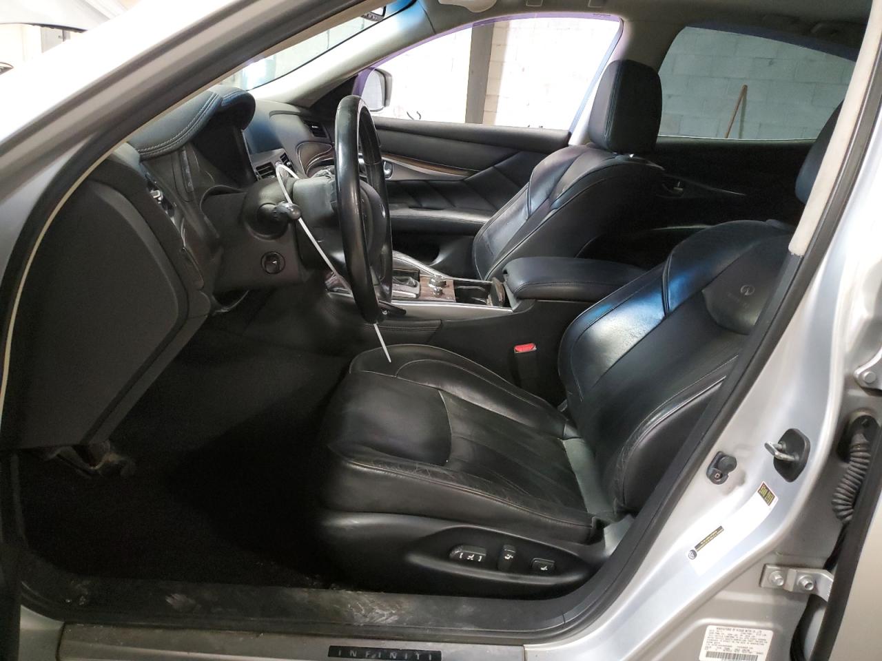 2012 Infiniti M VIN JN1BY1AR4CM393926 Copart auction photo, front end / side damage thumbnail 7