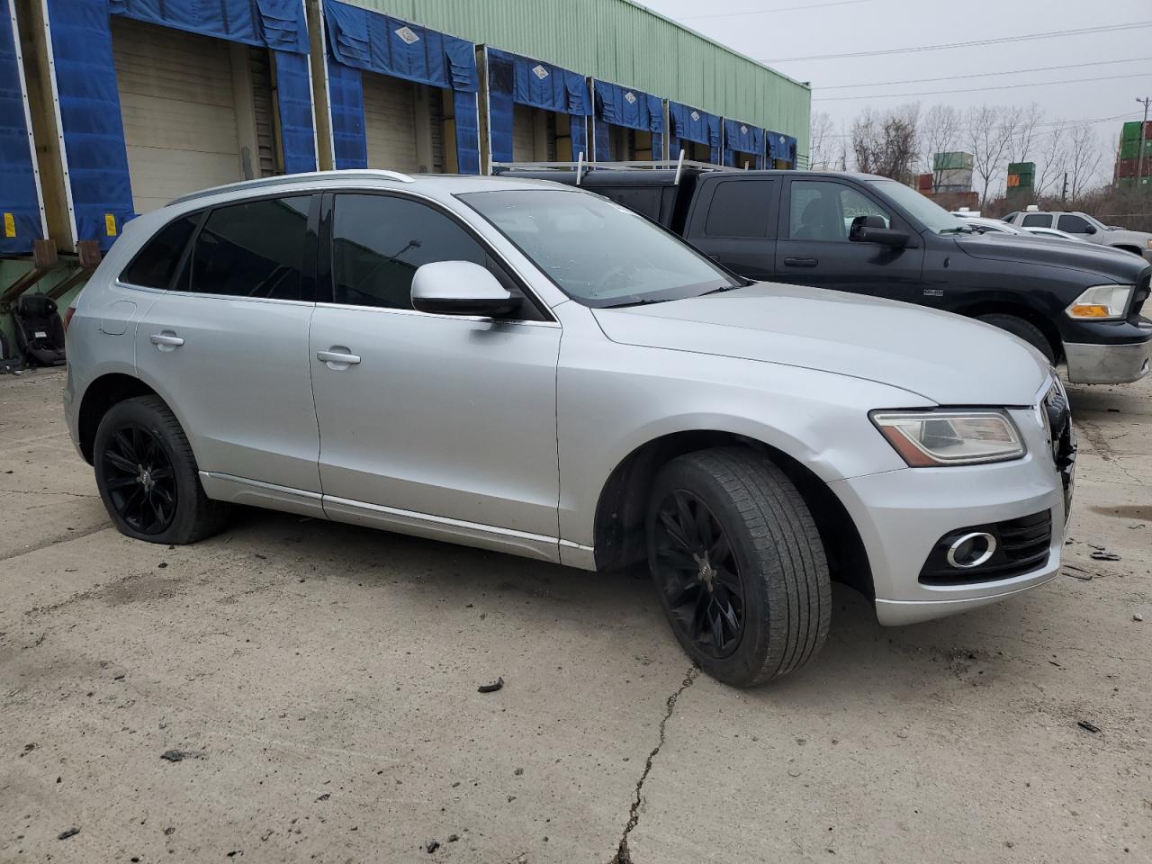 2014 Audi Q5 VIN WA1CFAFP9EA061364 Copart auction photo, front end damage thumbnail 4