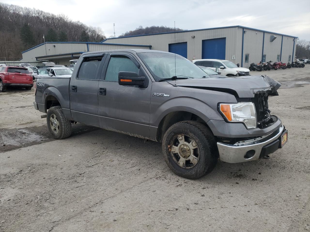 2014 Ford F-150 VIN 1FTFW1EF6EFB63283 Copart auction photo, front end / side damage thumbnail 4