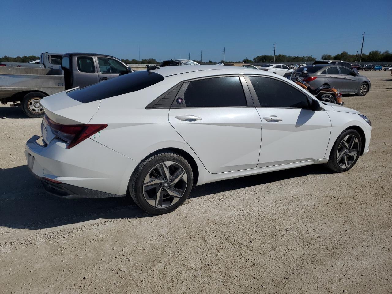 2023 Hyundai Elantra VIN 5NPLS4AG3PH097783 Copart auction photo, rear end damage thumbnail 3