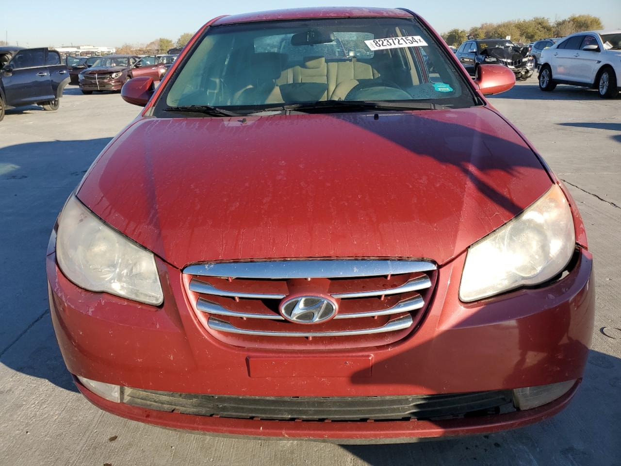 2010 Hyundai Elantra VIN KMHDU4AD8AU981814 Copart auction photo, all over damage thumbnail 5