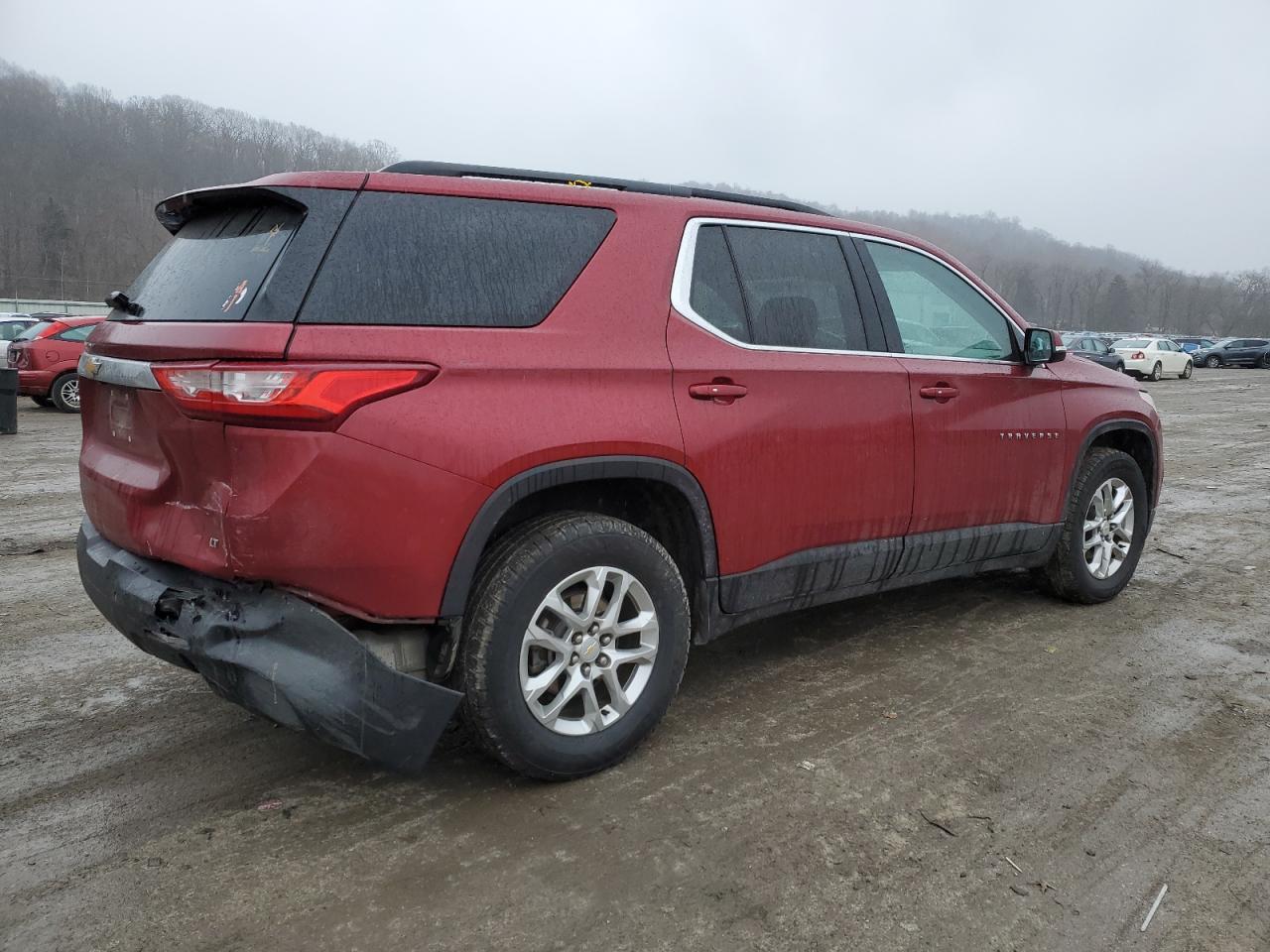 2019 Chevrolet Traverse VIN 1GNERGKW9KJ196627 Copart auction photo, rear end / front end damage thumbnail 3