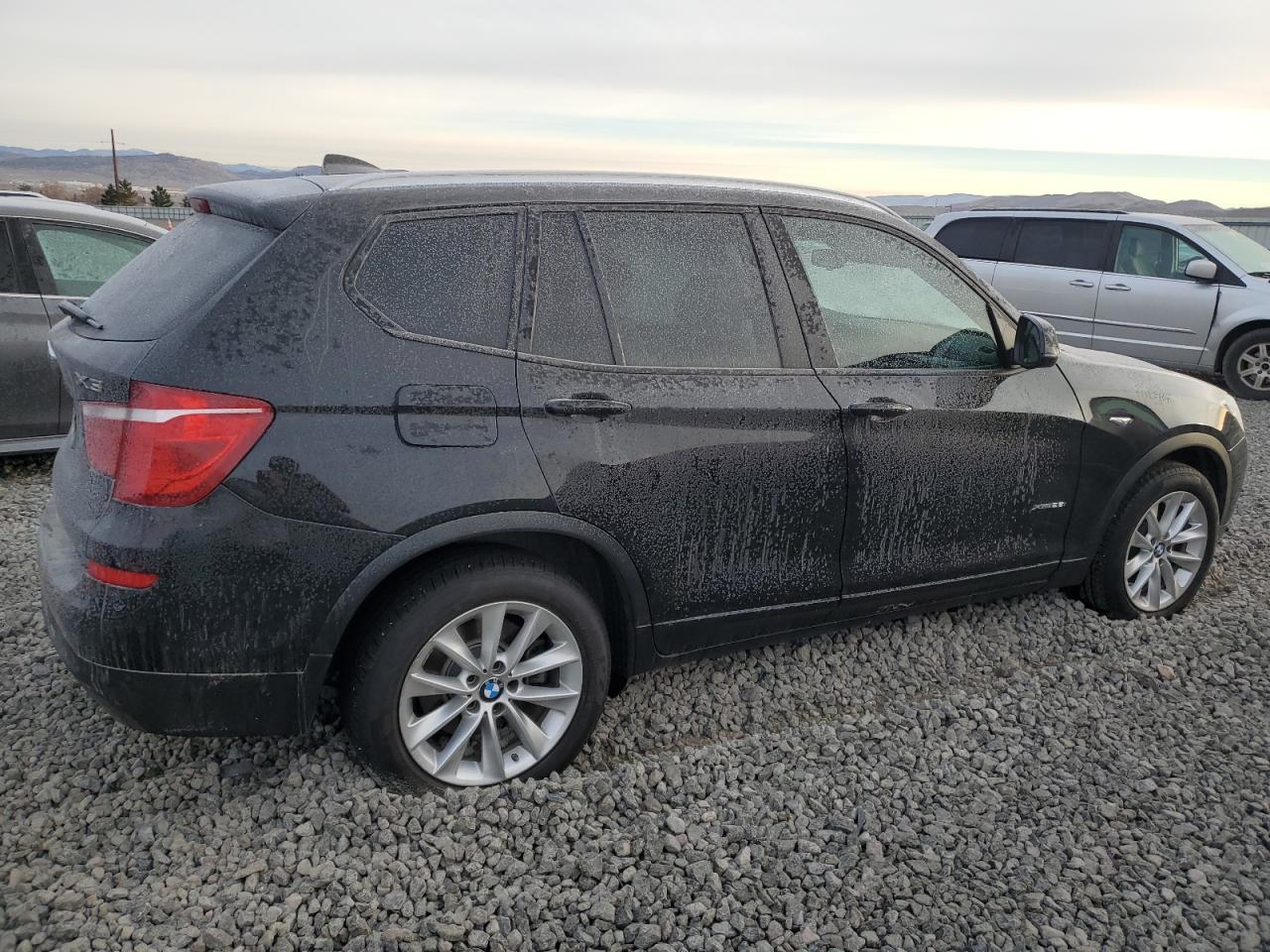 2016 BMW X3 VIN 5UXWX9C59G0D73230 Copart auction photo, front end / side damage thumbnail 3