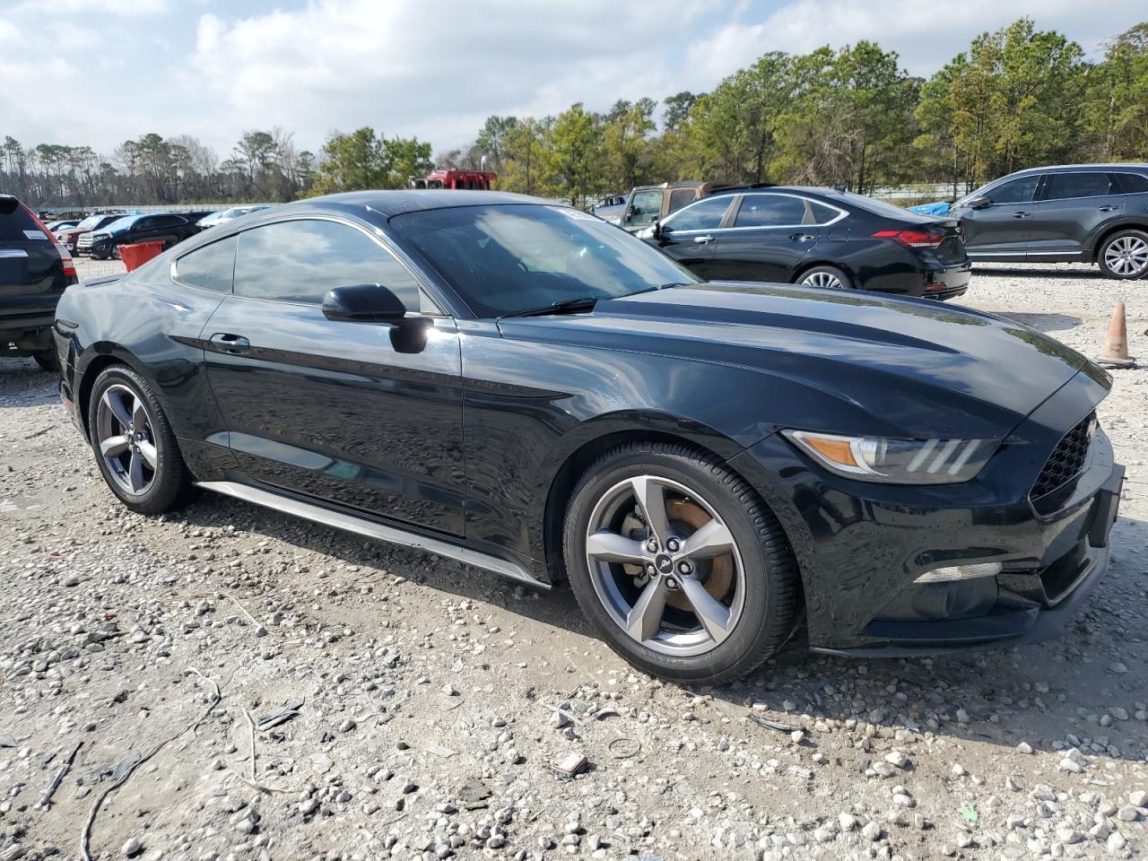 2017 Ford Mustang VIN 1FA6P8TH4H5333554 Copart auction photo, water/flood damage thumbnail 4