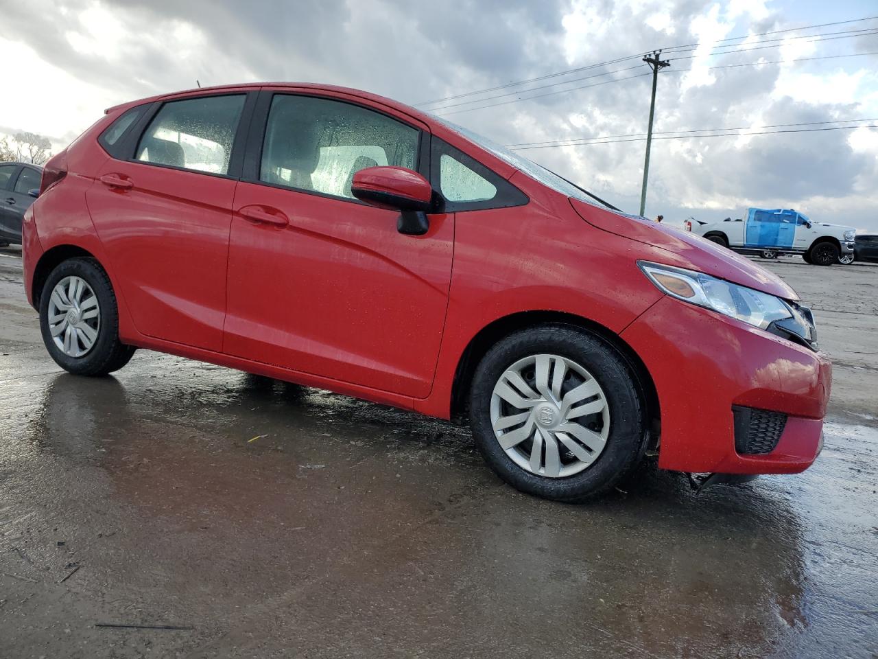 2015 Honda Fit VIN 3HGGK5H59FM707191 Copart auction photo, rear end damage thumbnail 4