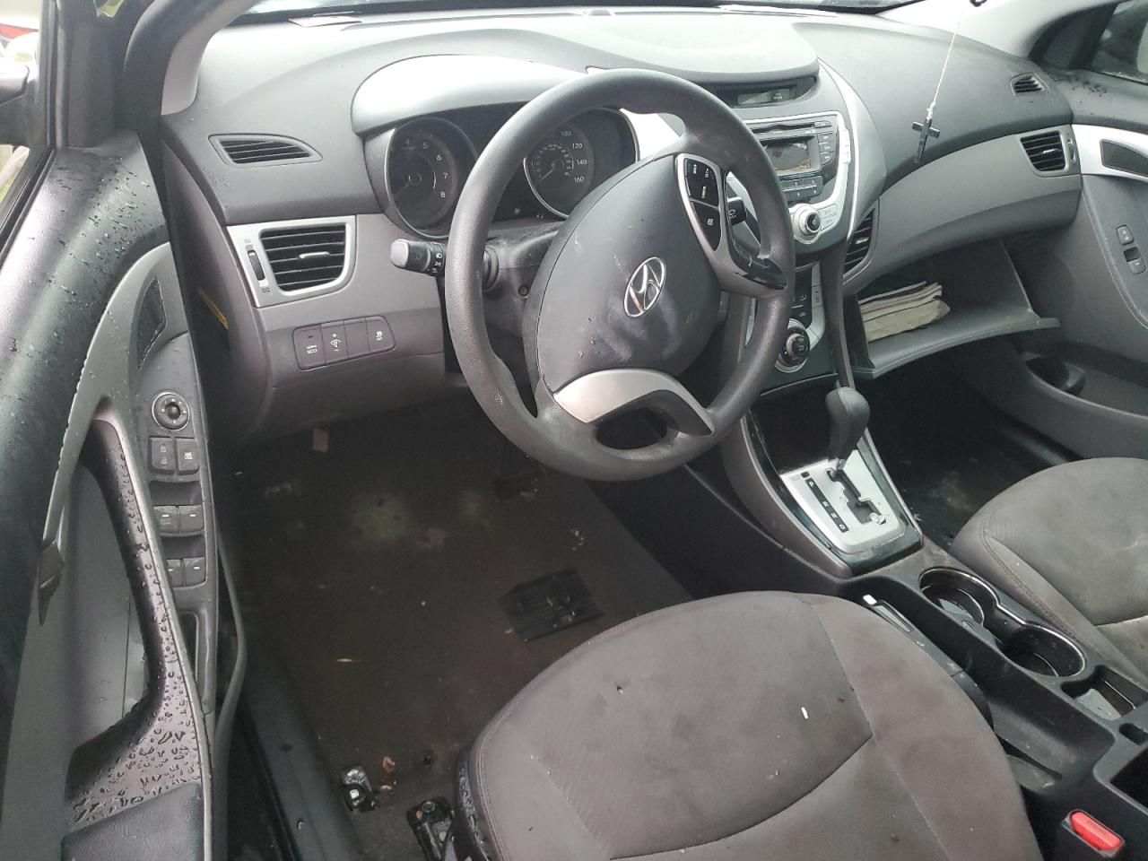 2013 Hyundai Elantra VIN 5NPDH4AE8DH157666 Copart auction photo, water/flood / front end damage thumbnail 8