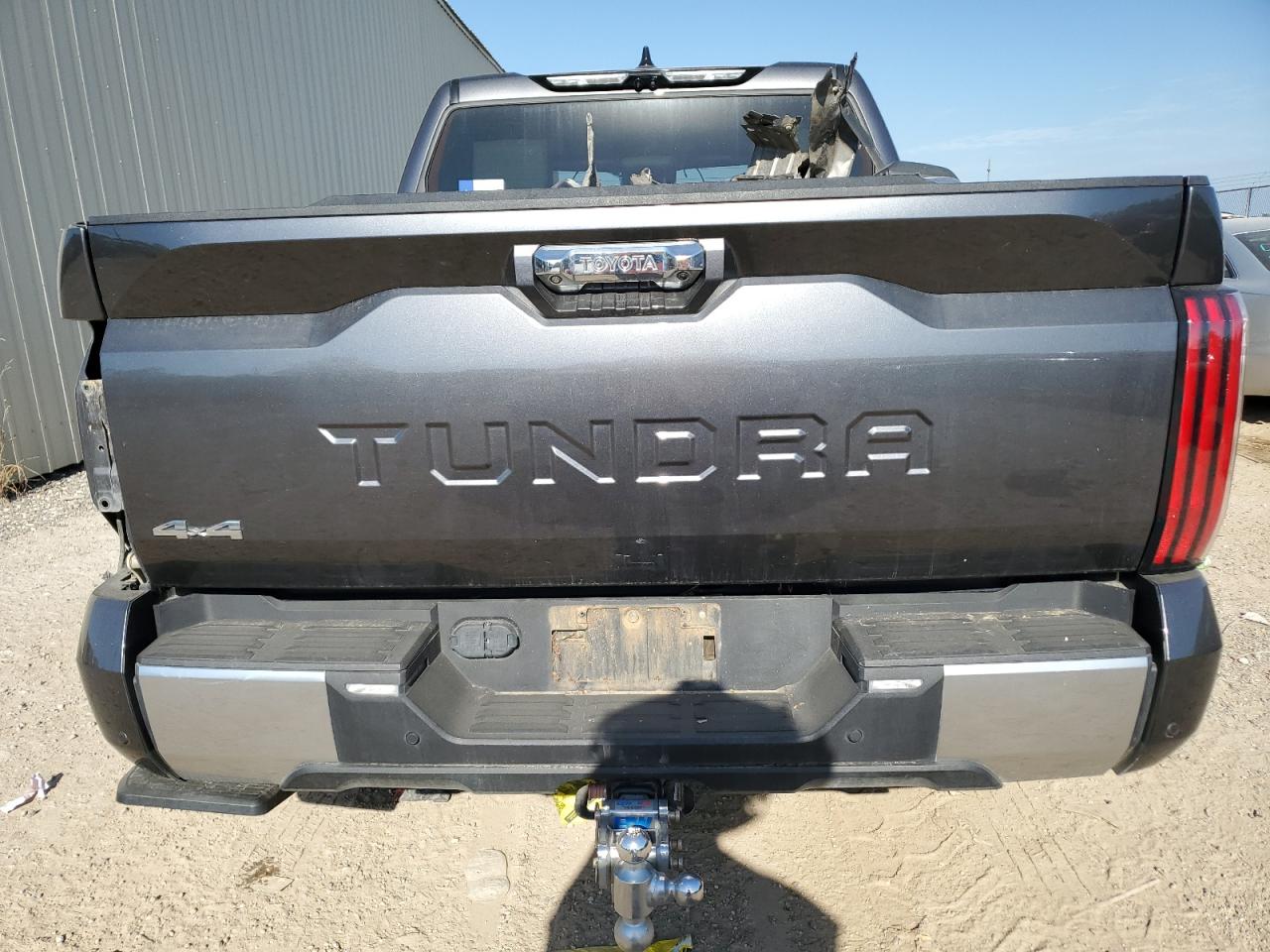 2023 Toyota Tundra VIN 5TFJA5DB8PX091868 Copart auction photo, front end / top/roof damage thumbnail 6