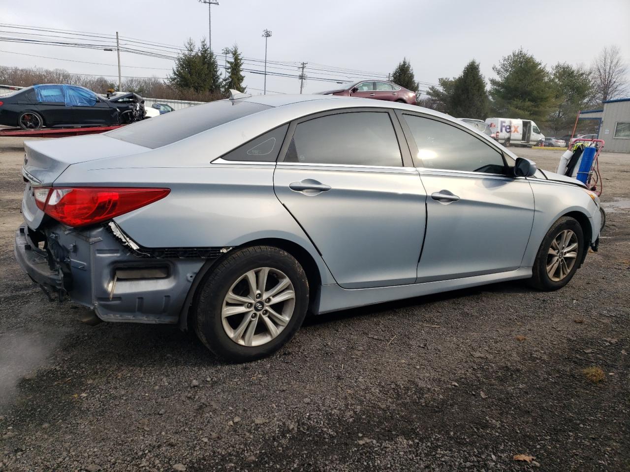 2014 Hyundai Sonata VIN 5NPEB4AC9EH905847 Copart auction photo, all over / vandalism damage thumbnail 3