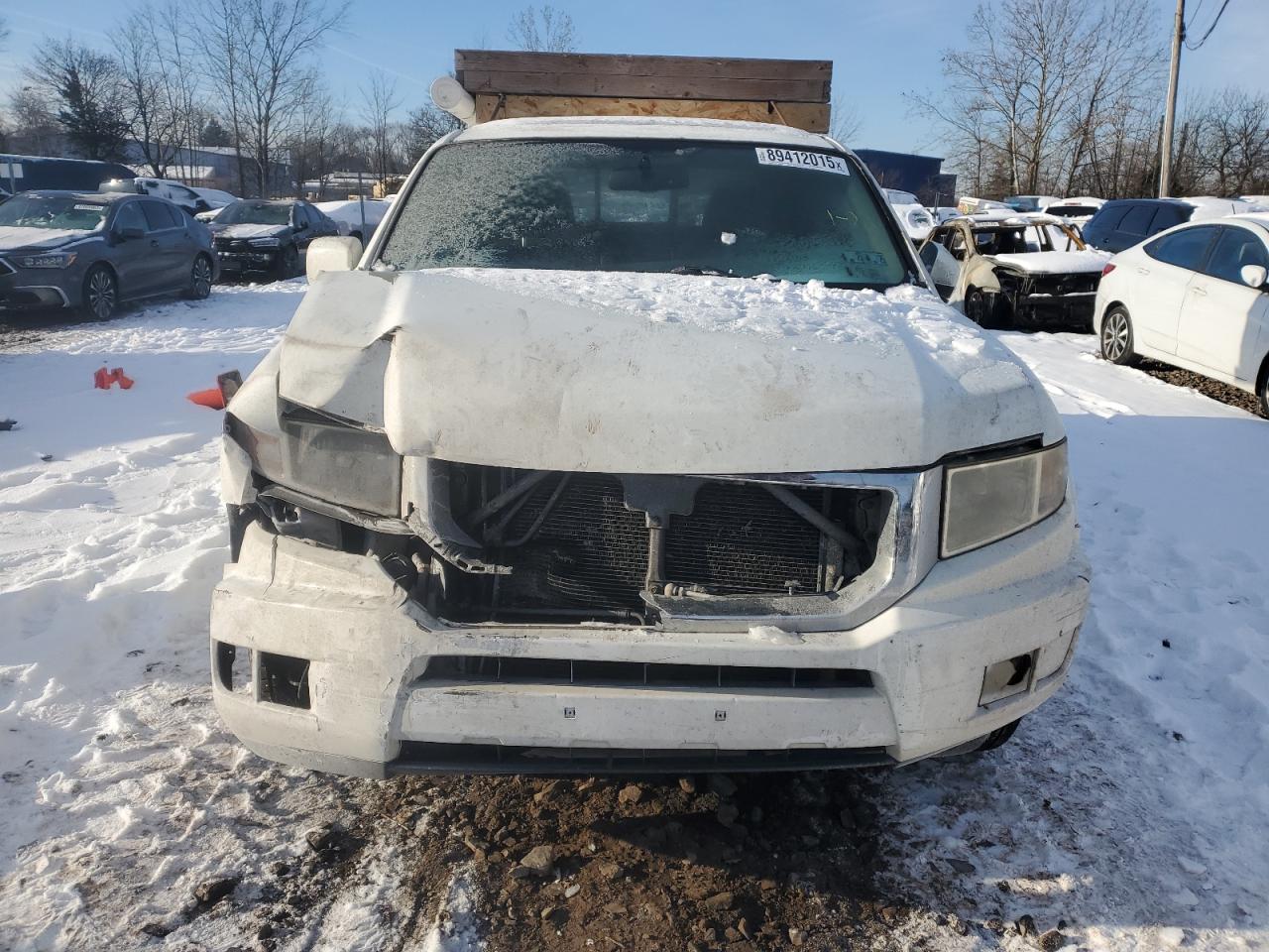 2013 Honda Ridgeline VIN 5FPYK1F52DB012557 Copart auction photo, front end damage thumbnail 5